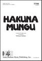 Hakuna Mungu TTBB choral sheet music cover